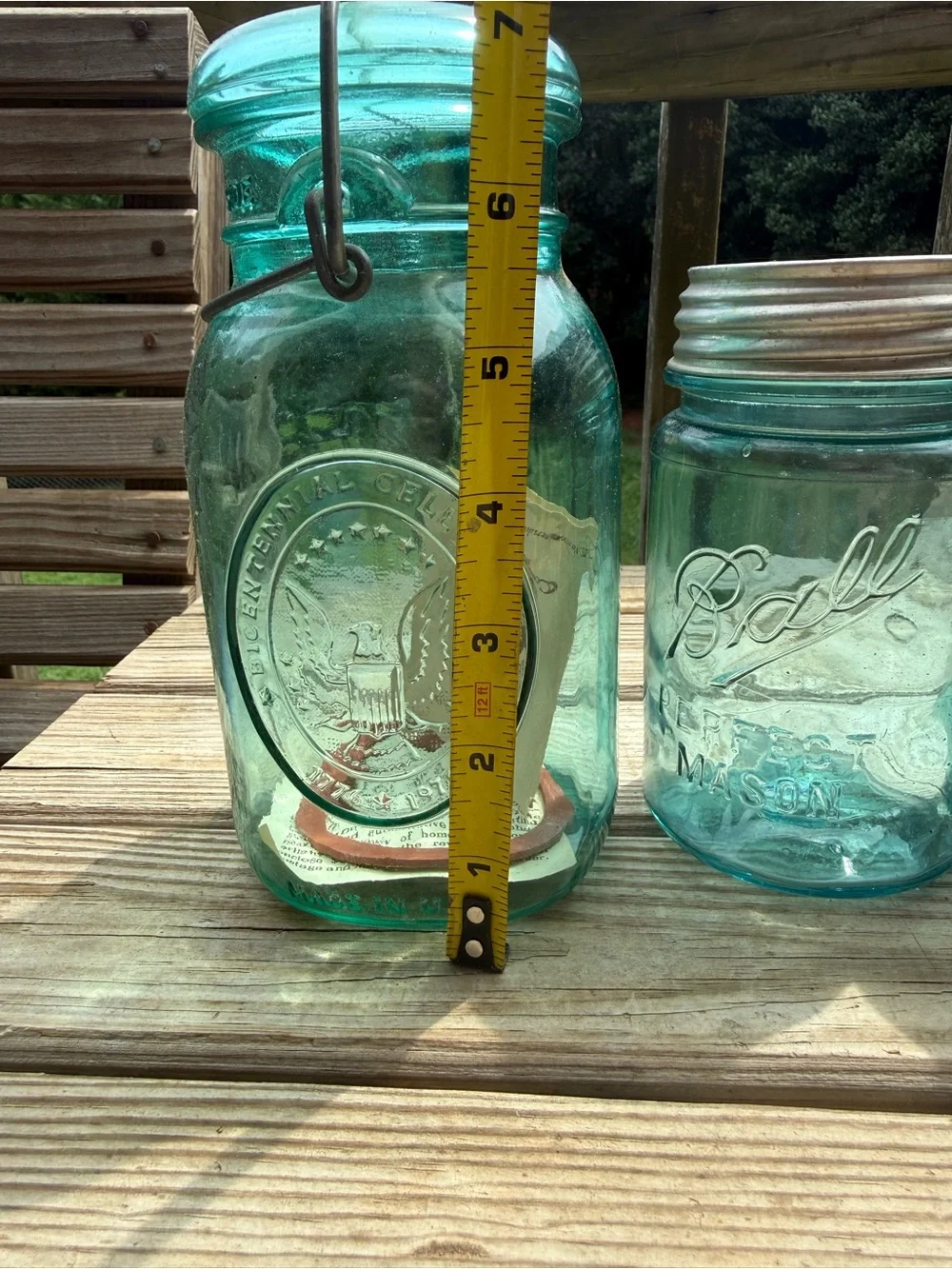 Ball Aqua Glass Mason Jar Collection - Set of 4